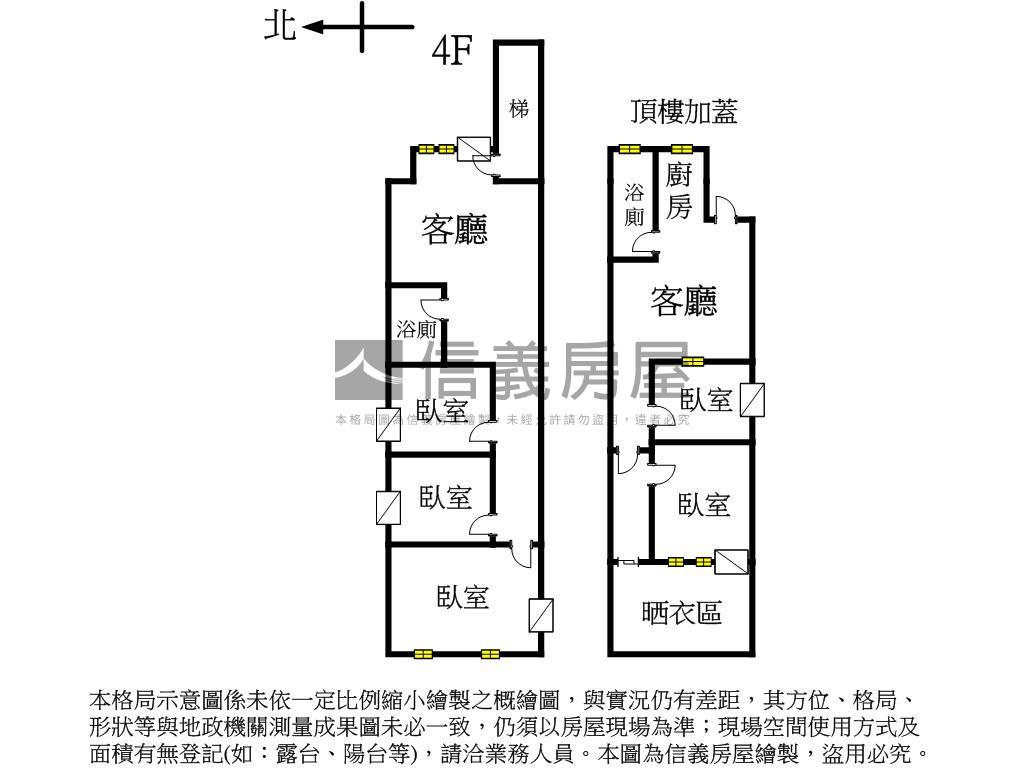松山路公寓頂樓大空間房屋室內格局與周邊環境