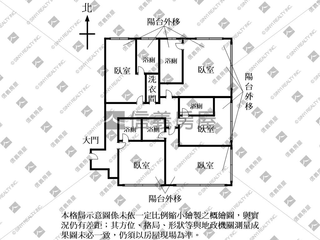 國泰邊間三面採光房屋室內格局與周邊環境