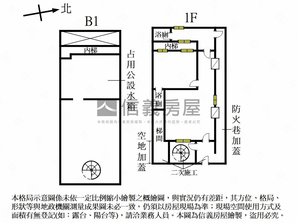 捷運邊間一樓大空間房屋室內格局與周邊環境