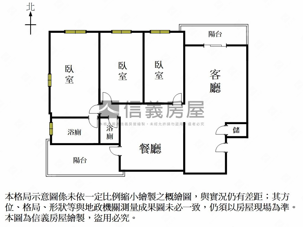 富立真邦綠意美景三房房屋室內格局與周邊環境