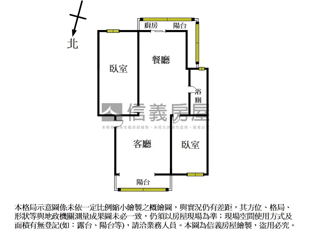 仁德國宅２樓房屋室內格局與周邊環境