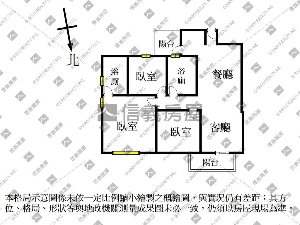 ＵｐｐｅｒＨｏｕｓｅ三房房屋室內格局與周邊環境