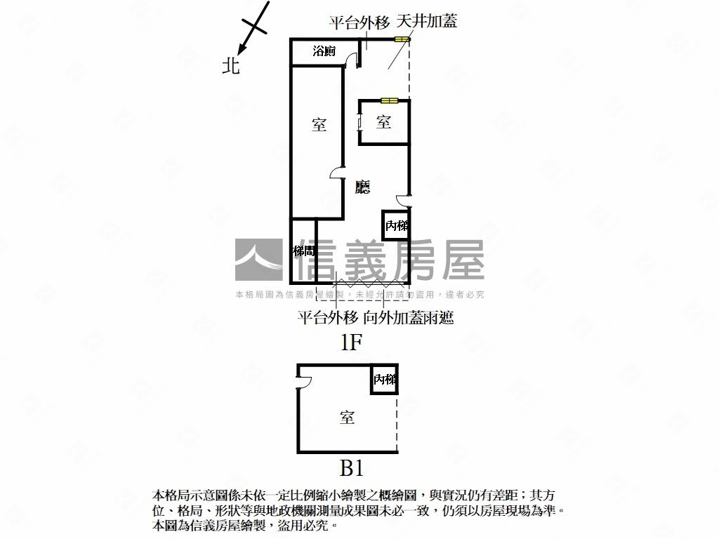 ㊖詔安街１樓Ｂ房屋室內格局與周邊環境