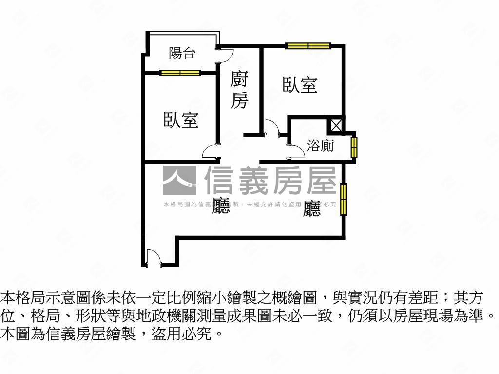 鵬躍序優質格局兩房車位房屋室內格局與周邊環境