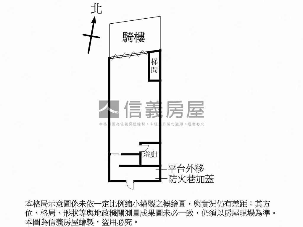中正燙金店面房屋室內格局與周邊環境