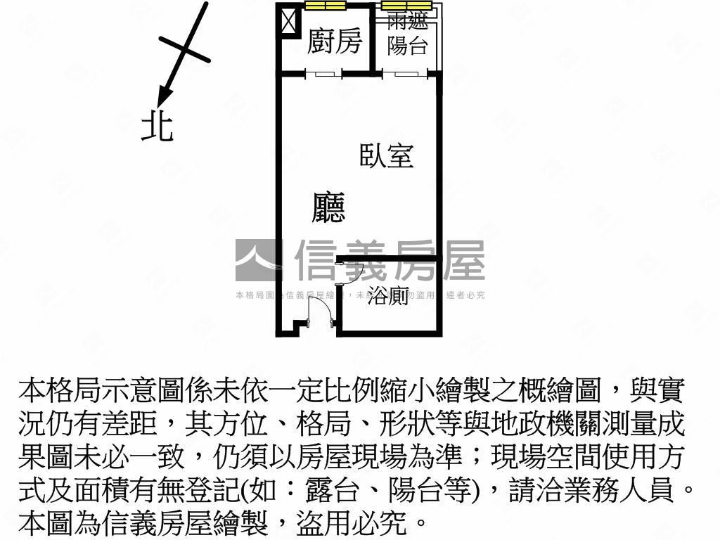 文藝特區【亞曼尼】套房房屋室內格局與周邊環境