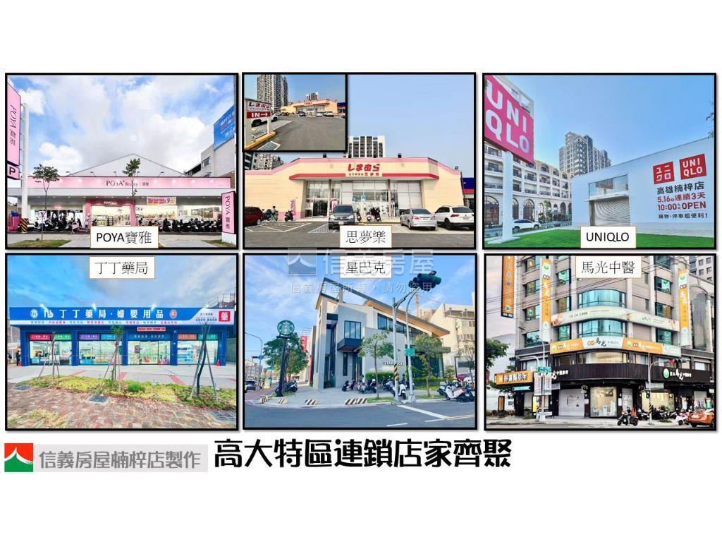 高大特區萬家福旁２＋１房房屋室內格局與周邊環境