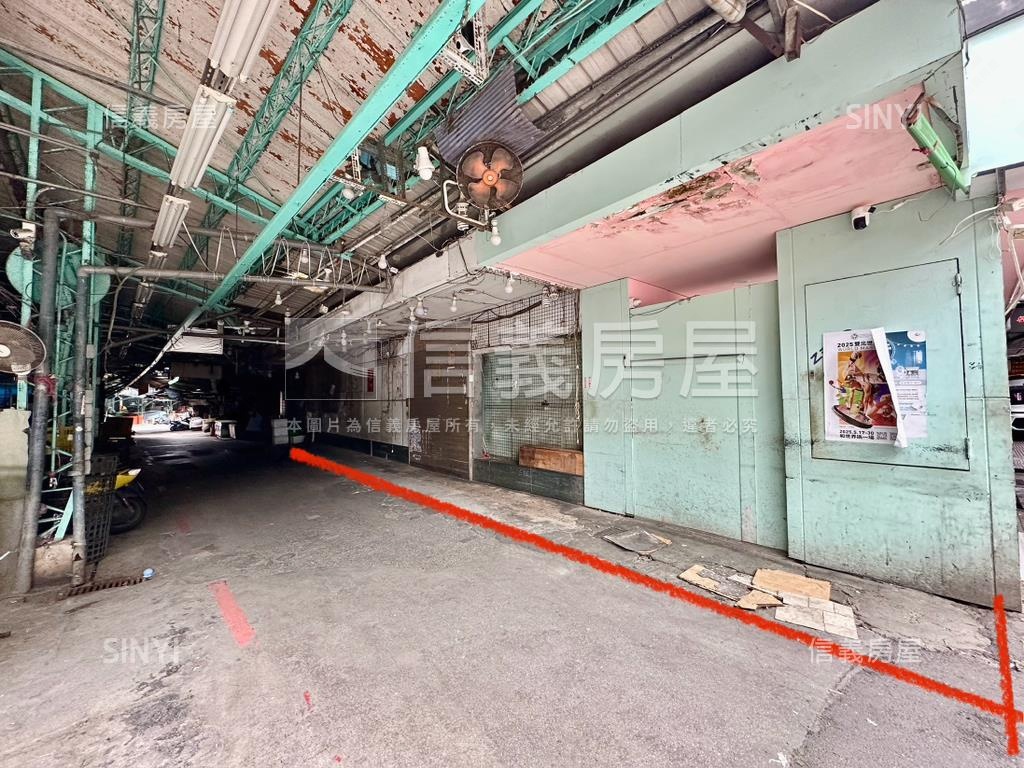 近市場收租效益土地房屋室內格局與周邊環境