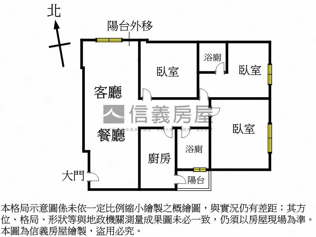 新巢代三房特別戶房屋室內格局與周邊環境