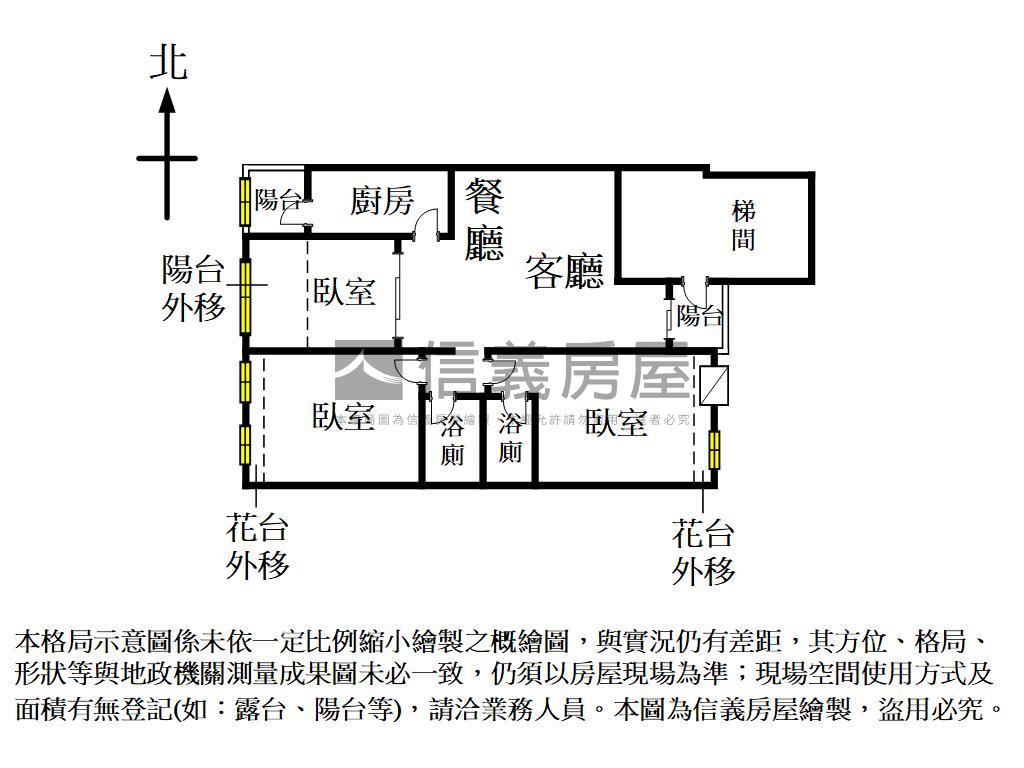 近水安宮捷運站電梯三房房屋室內格局與周邊環境