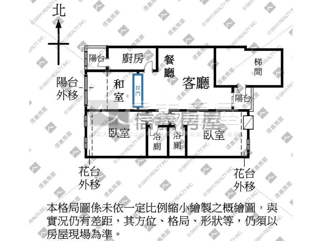 近水安宮捷運站電梯三房房屋室內格局與周邊環境