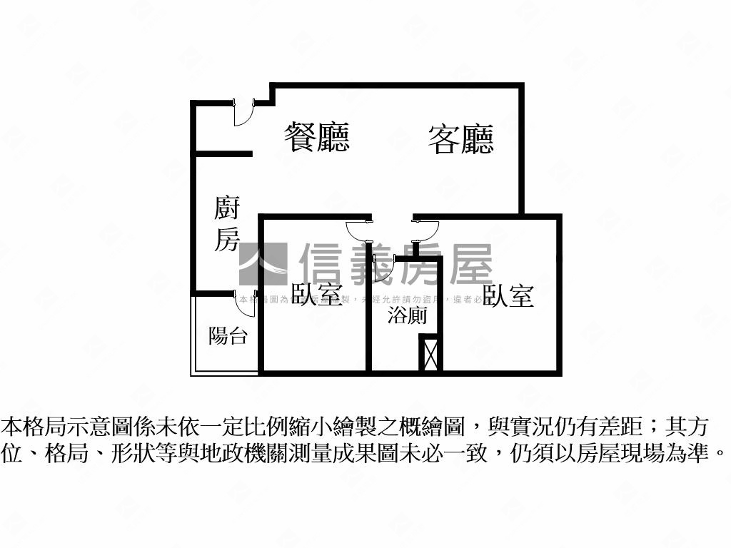 展裕丰格Ｄ２棟６樓房屋室內格局與周邊環境