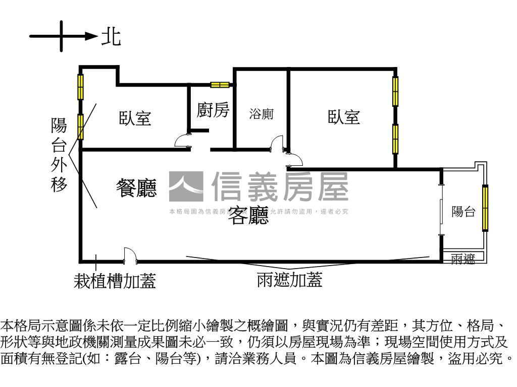 稀有中正學區電梯兩房房屋室內格局與周邊環境