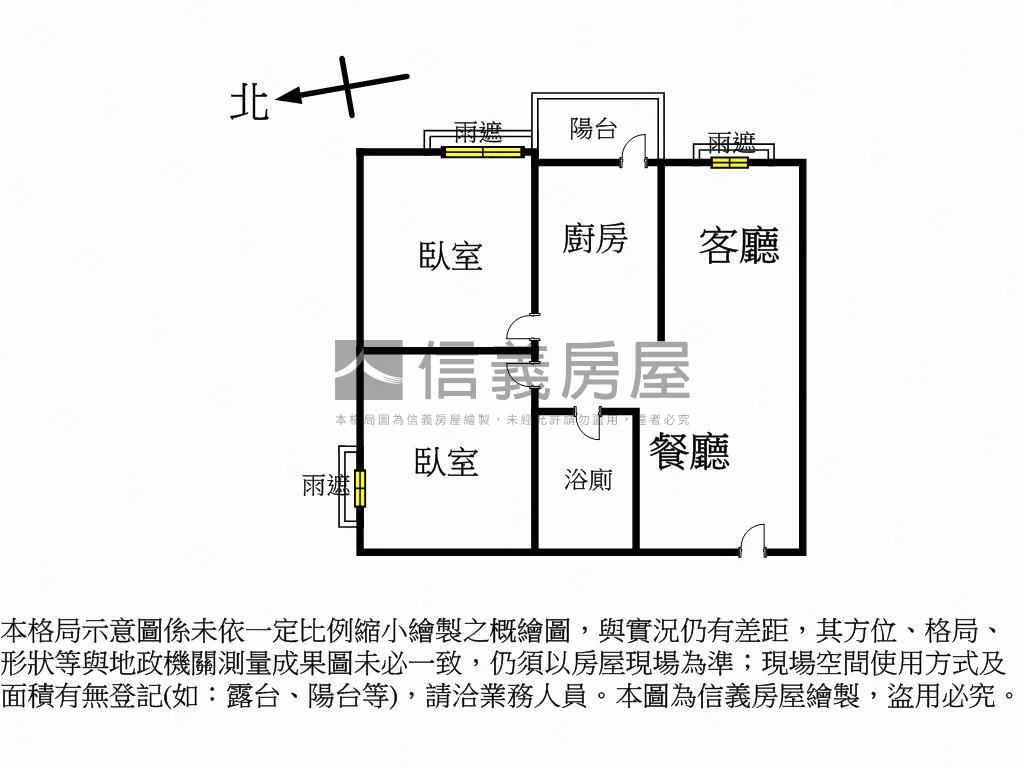 美術館區溫馨兩房平車房屋室內格局與周邊環境