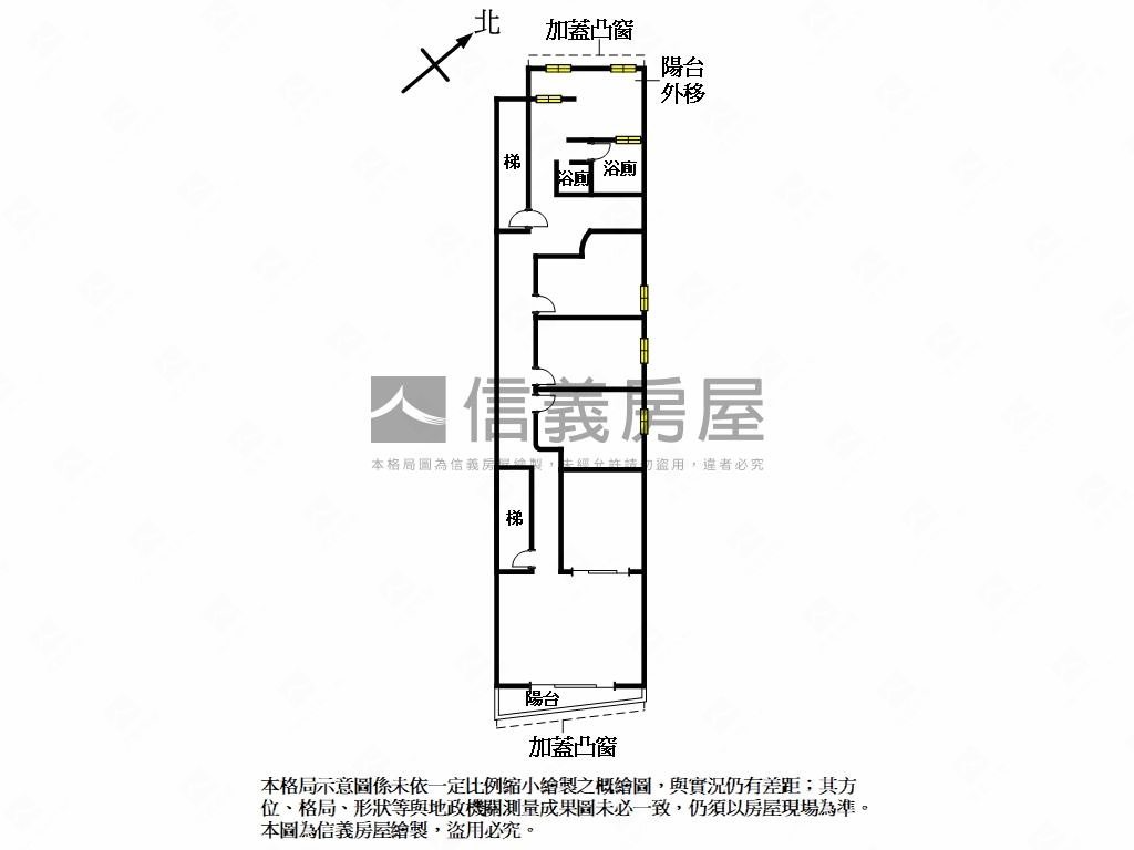 正中山二路傳承大空間房屋室內格局與周邊環境