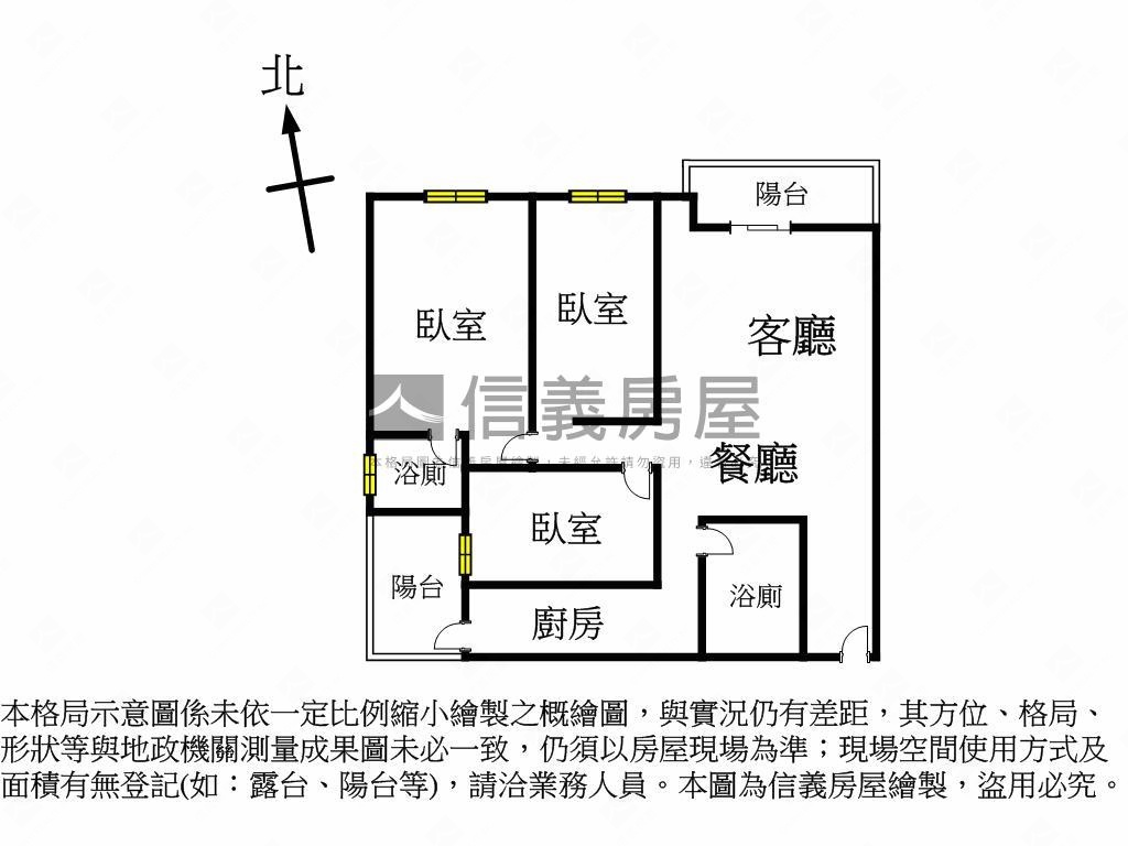 一月春語三房平車信義獨賣房屋室內格局與周邊環境