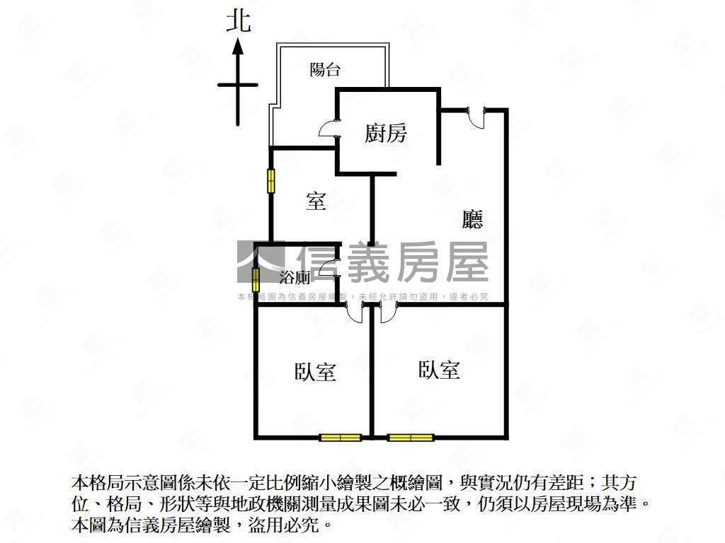 亞歷山大精美兩房房屋室內格局與周邊環境