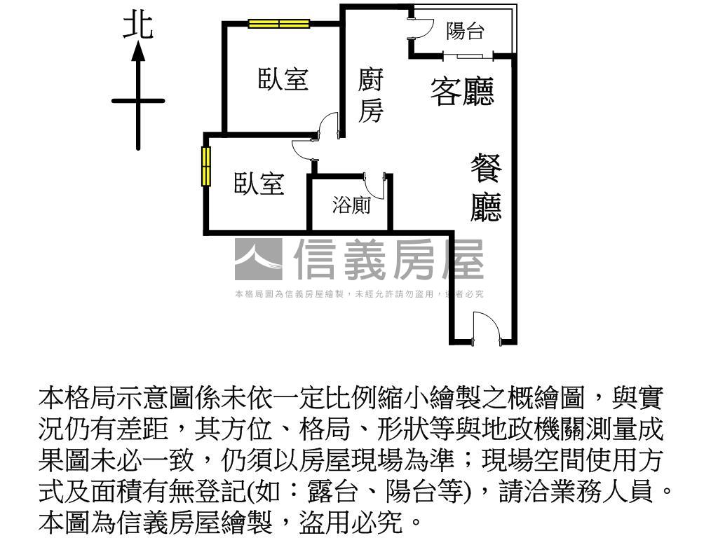 鵬躍序高樓兩房車位房屋室內格局與周邊環境