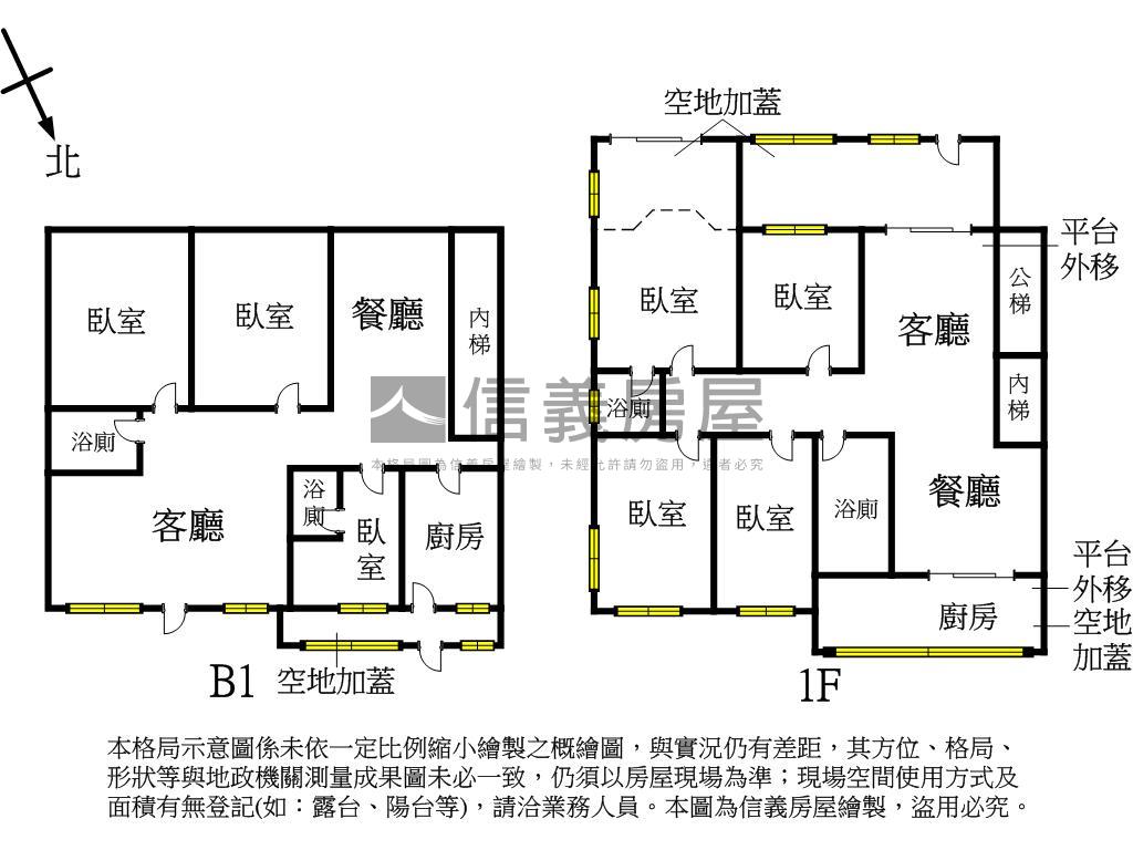 稀有大空間一樓房屋室內格局與周邊環境