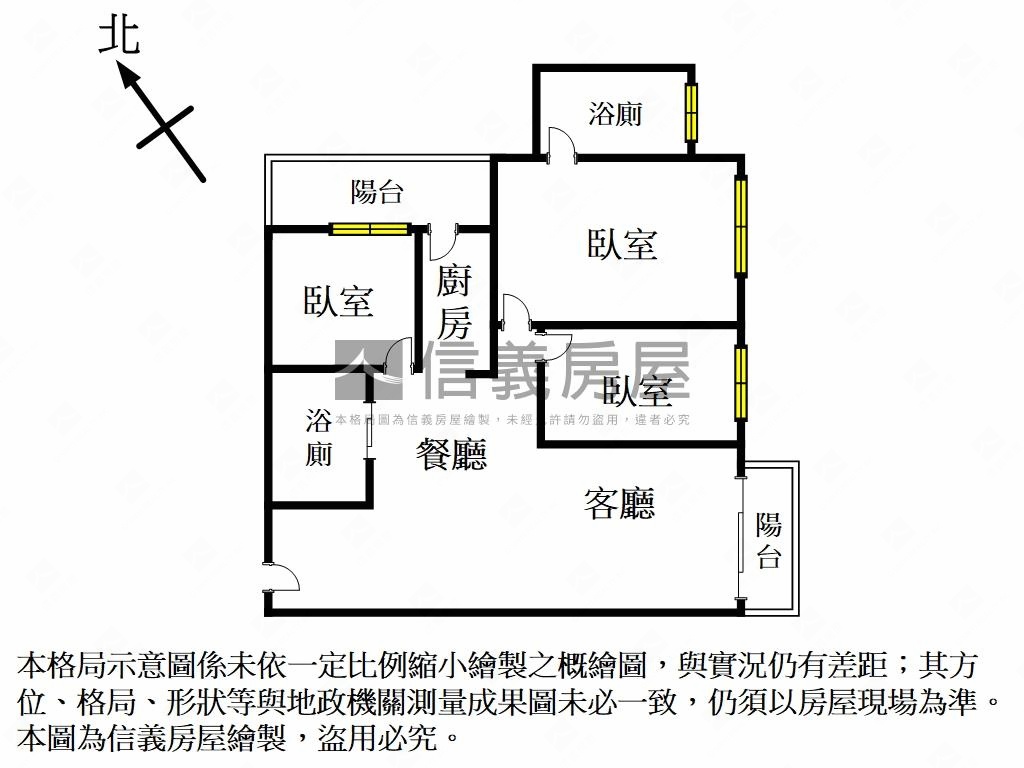 禾樂Ｂ明亮三房稀有釋出房屋室內格局與周邊環境