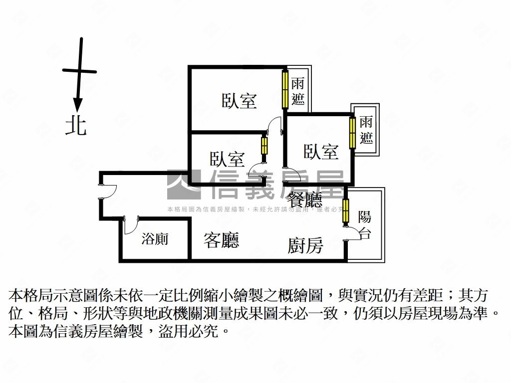 藝文大禾˙悠悠櫻景３房房屋室內格局與周邊環境