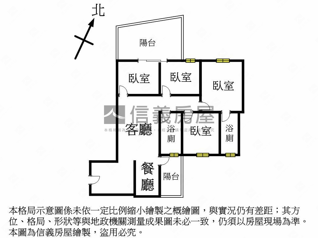 悅讀悅禾高樓裝潢四房平車房屋室內格局與周邊環境