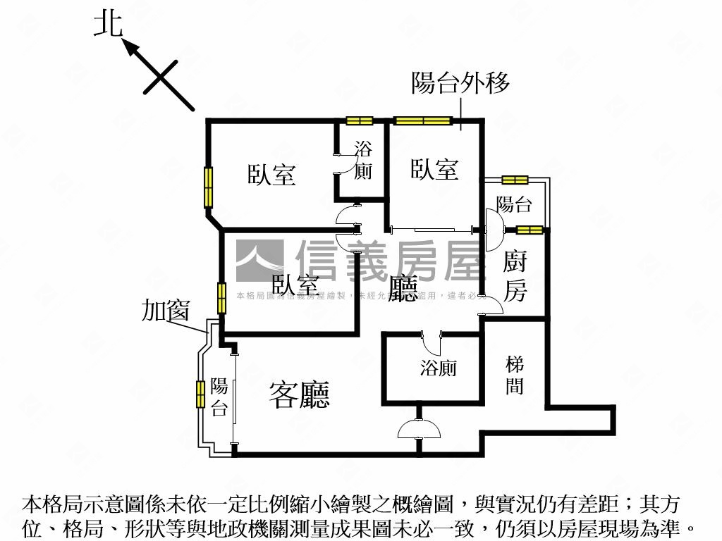 富綠旺捷運青年三房房屋室內格局與周邊環境