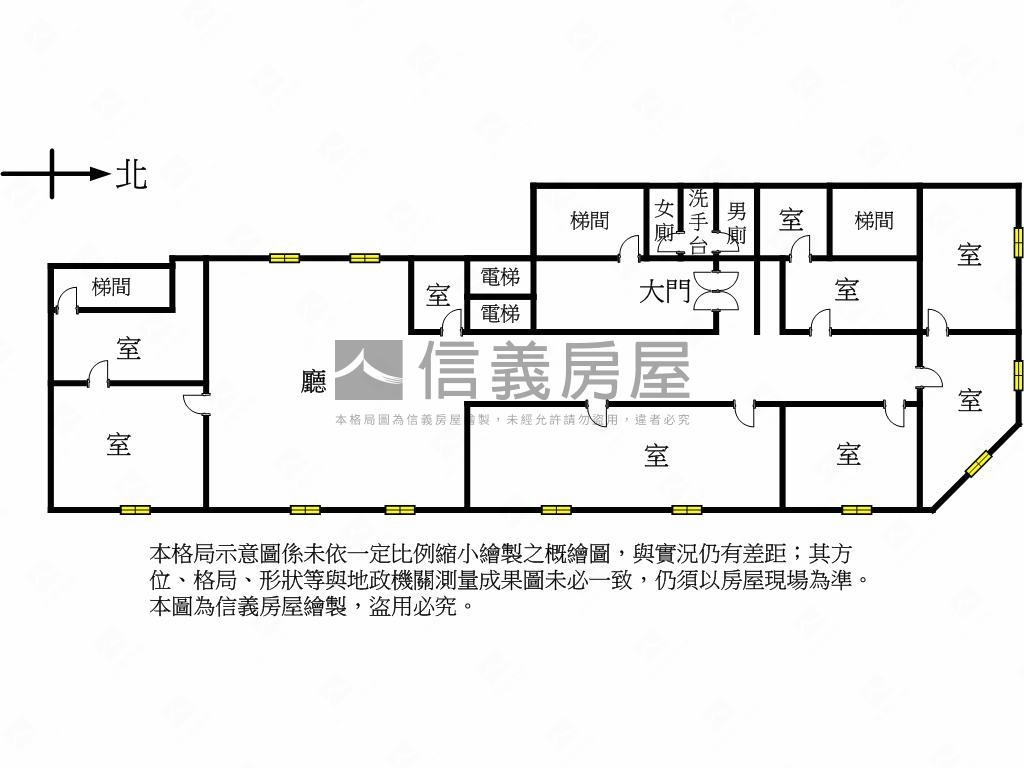 松江長安角間辦公房屋室內格局與周邊環境