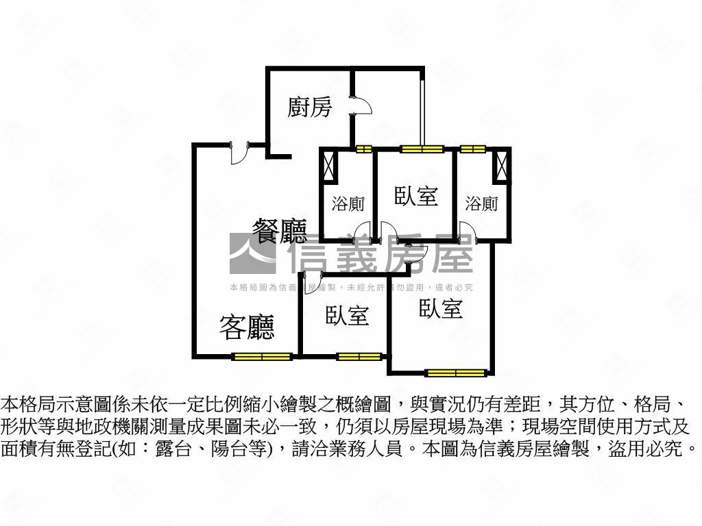 太原ＹＥＳ３房Ｄ３東南戶房屋室內格局與周邊環境