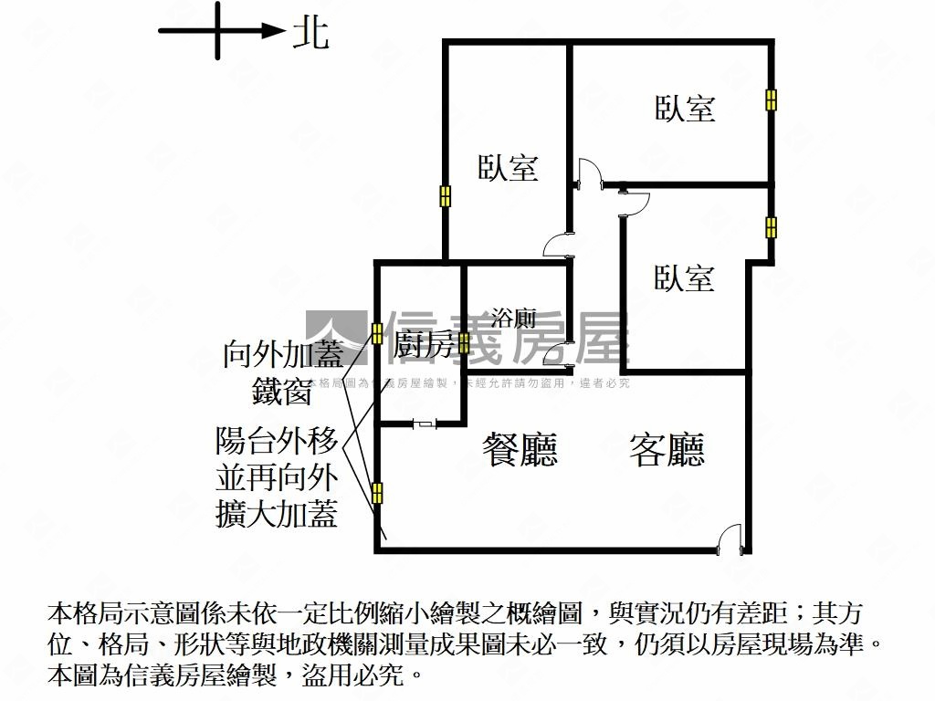 ✿中正高樓三房景觀戶✿房屋室內格局與周邊環境
