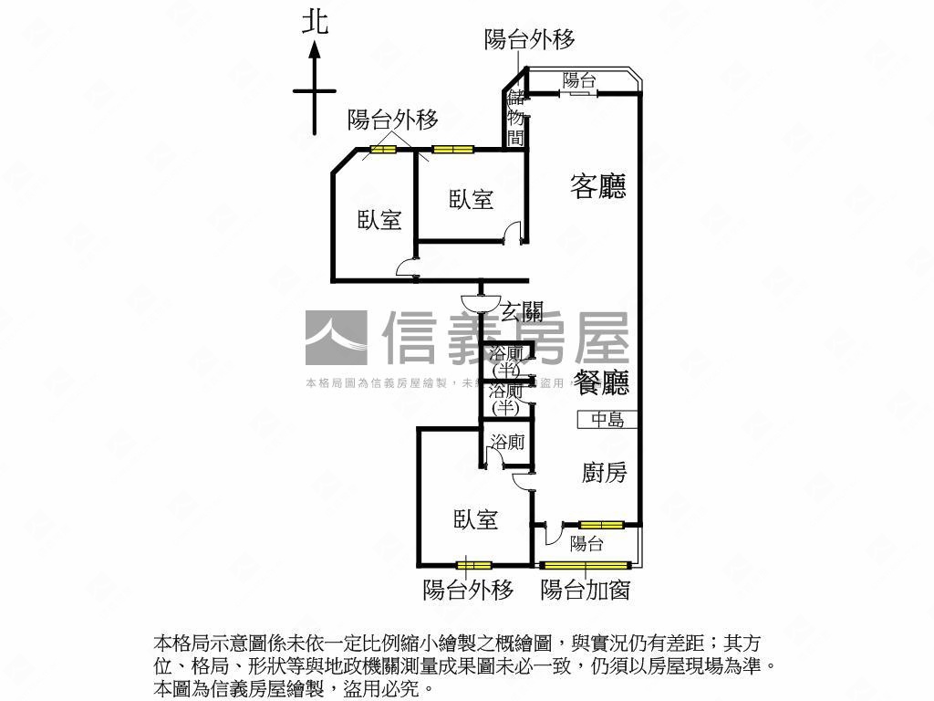 近民生圓環精美三房車位房屋室內格局與周邊環境