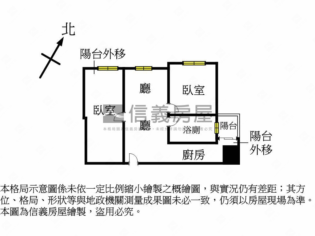 台北京城兩房平移車位房屋室內格局與周邊環境
