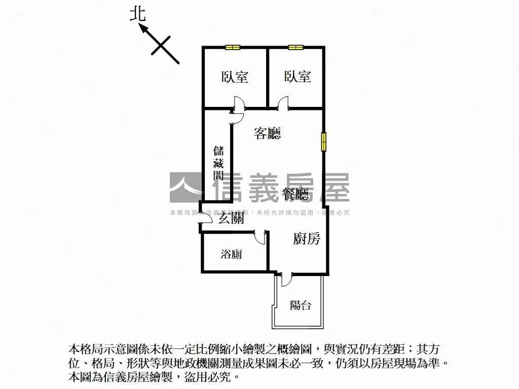 ＜花園綻＞稀有近捷運兩房房屋室內格局與周邊環境