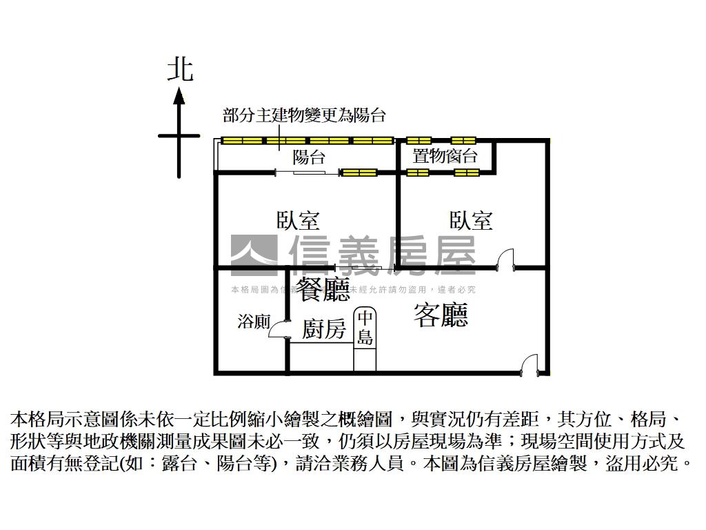 三民捷運精裝電梯２房房屋室內格局與周邊環境