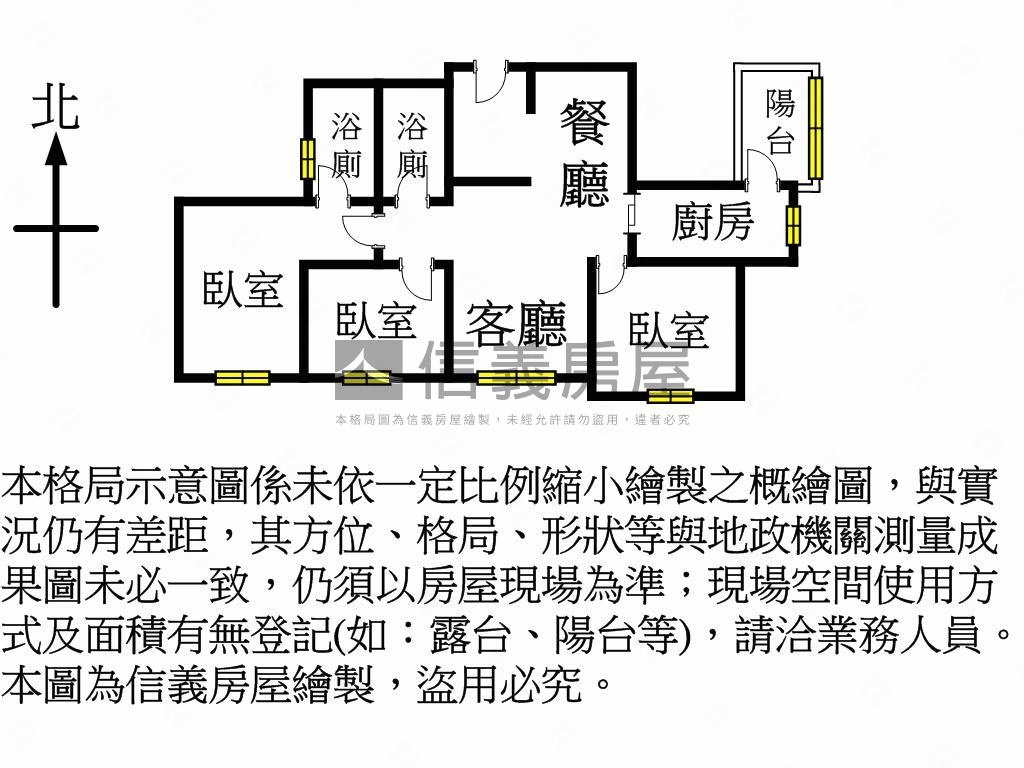 平鎮心擎天高樓視野三房房屋室內格局與周邊環境