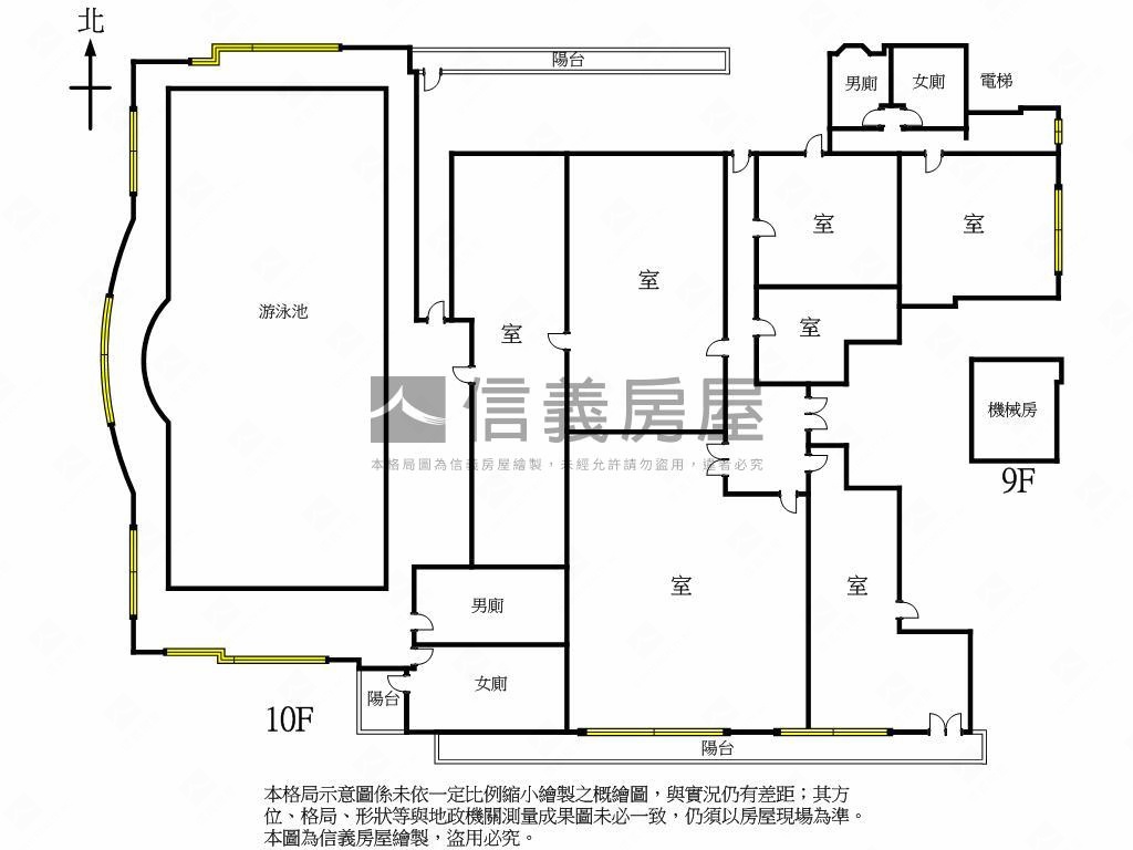 北車雙子星旁企業總部十樓房屋室內格局與周邊環境