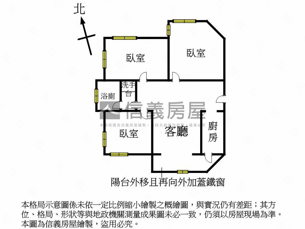 敦南大地Ｂ區溫馨三房房屋室內格局與周邊環境