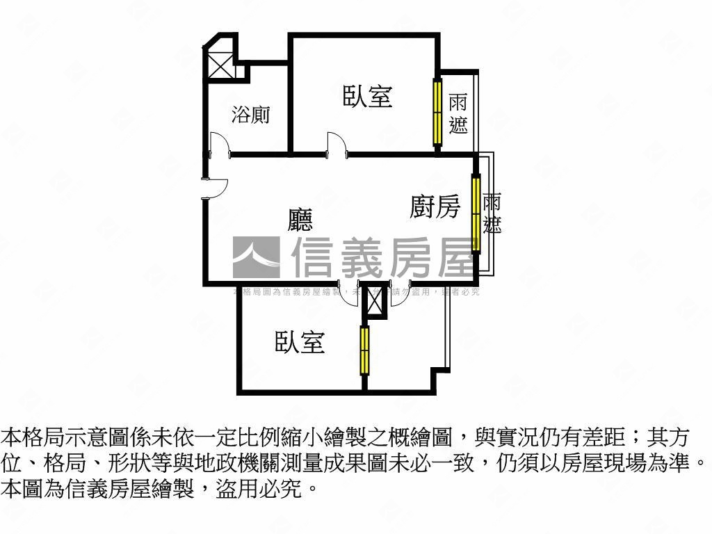 專任景安文匯低總價兩房房屋室內格局與周邊環境