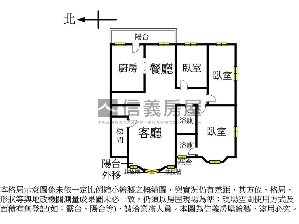 芝山電梯３房坡平車房屋室內格局與周邊環境