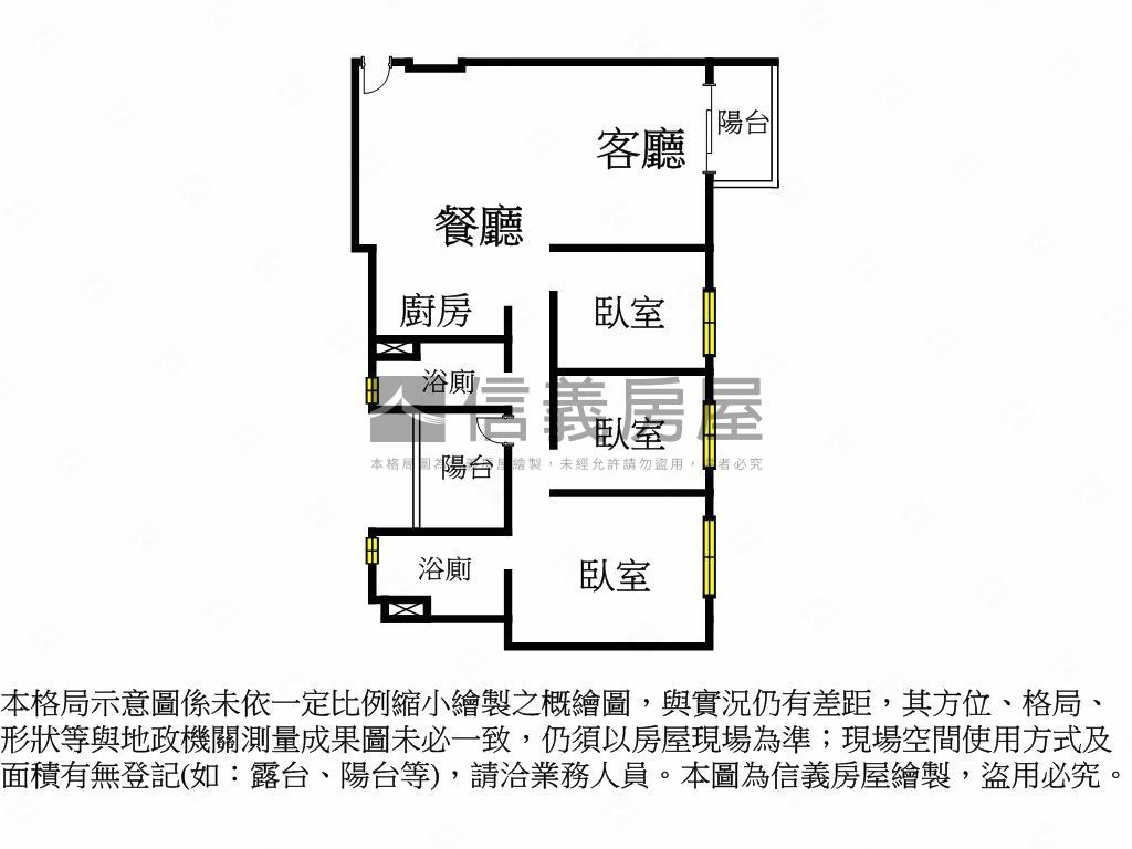 鴻柏鴻萃Ｃ格局六六大順利房屋室內格局與周邊環境