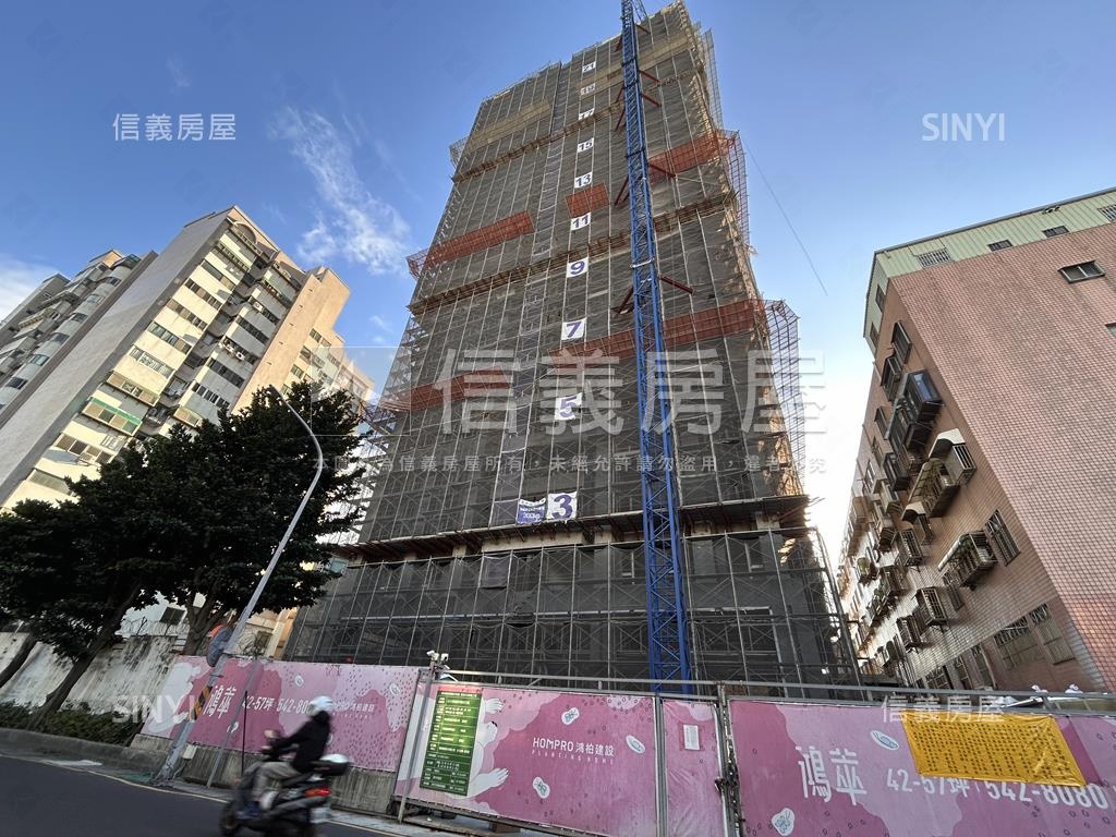 鴻柏鴻萃Ｃ格局六六大順利房屋室內格局與周邊環境