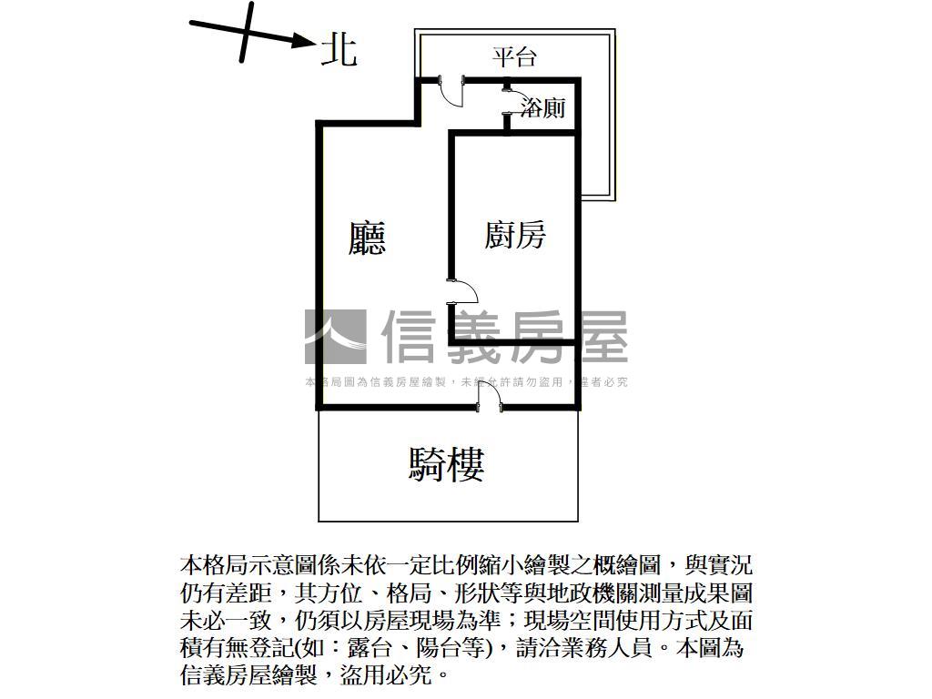 中平路方正黃金店面房屋室內格局與周邊環境