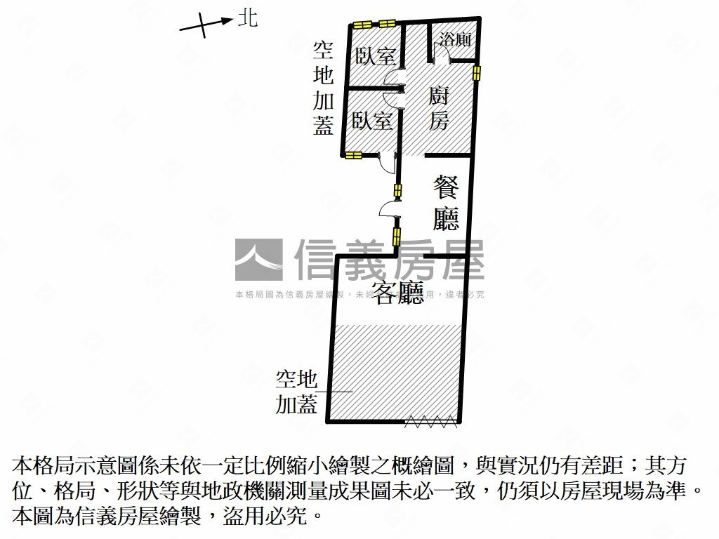 北區｜自強街古色古香老宅房屋室內格局與周邊環境