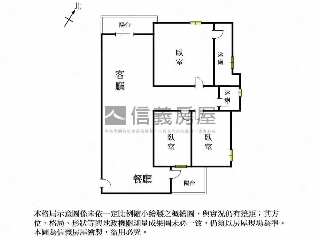 邰欣．質感三房一樓平車房屋室內格局與周邊環境