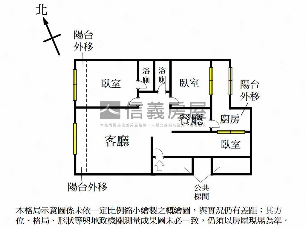 西屯覺醒公寓３２２房屋室內格局與周邊環境