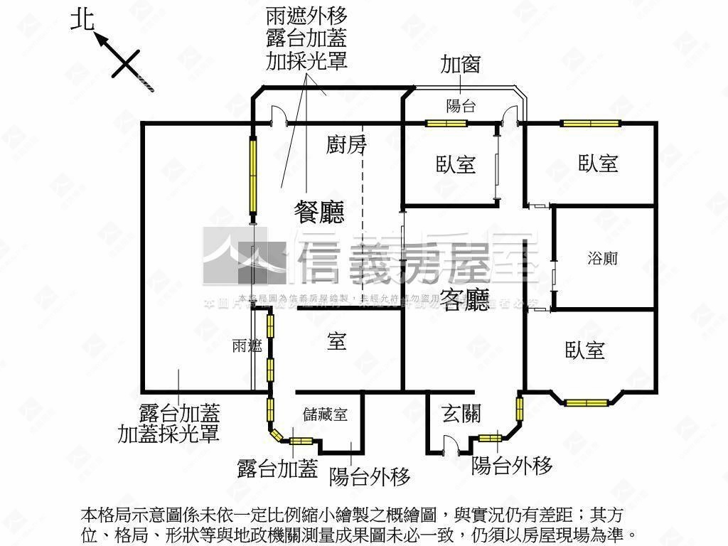 美術館精裝三房車位露台戶房屋室內格局與周邊環境
