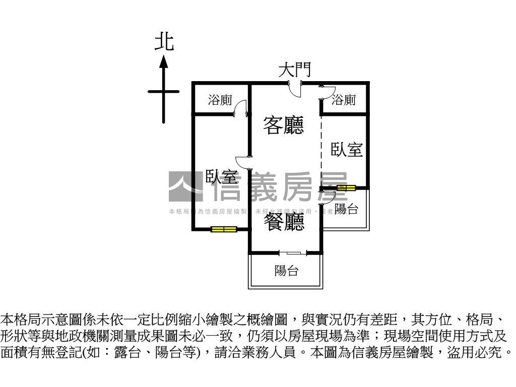 【鑫巨蛋２】Ａ３雙衛浴房屋室內格局與周邊環境
