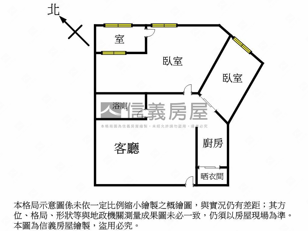 面公園首排！電梯２房房屋室內格局與周邊環境