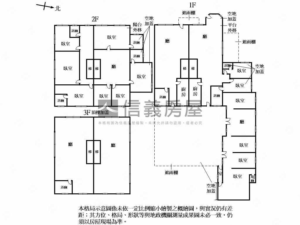 平等靜謐世外莊園房屋室內格局與周邊環境