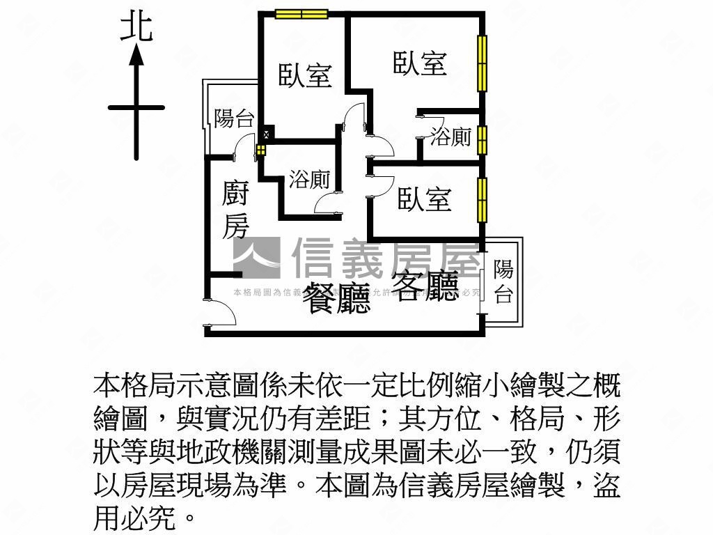 近高鐵全新未住過大三房房屋室內格局與周邊環境